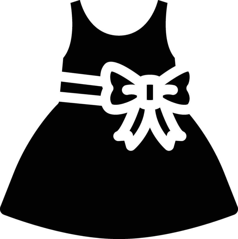 baby frock icon black vector