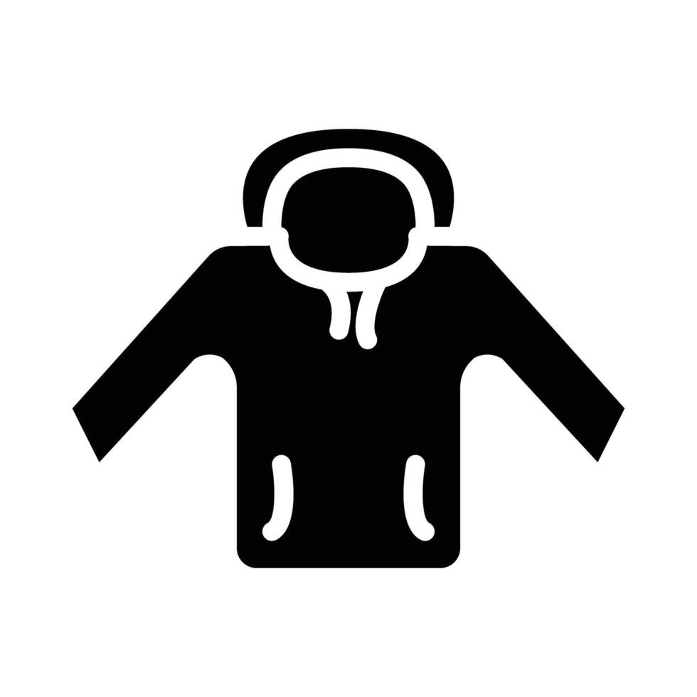 Hoodie coat perfect solid vector