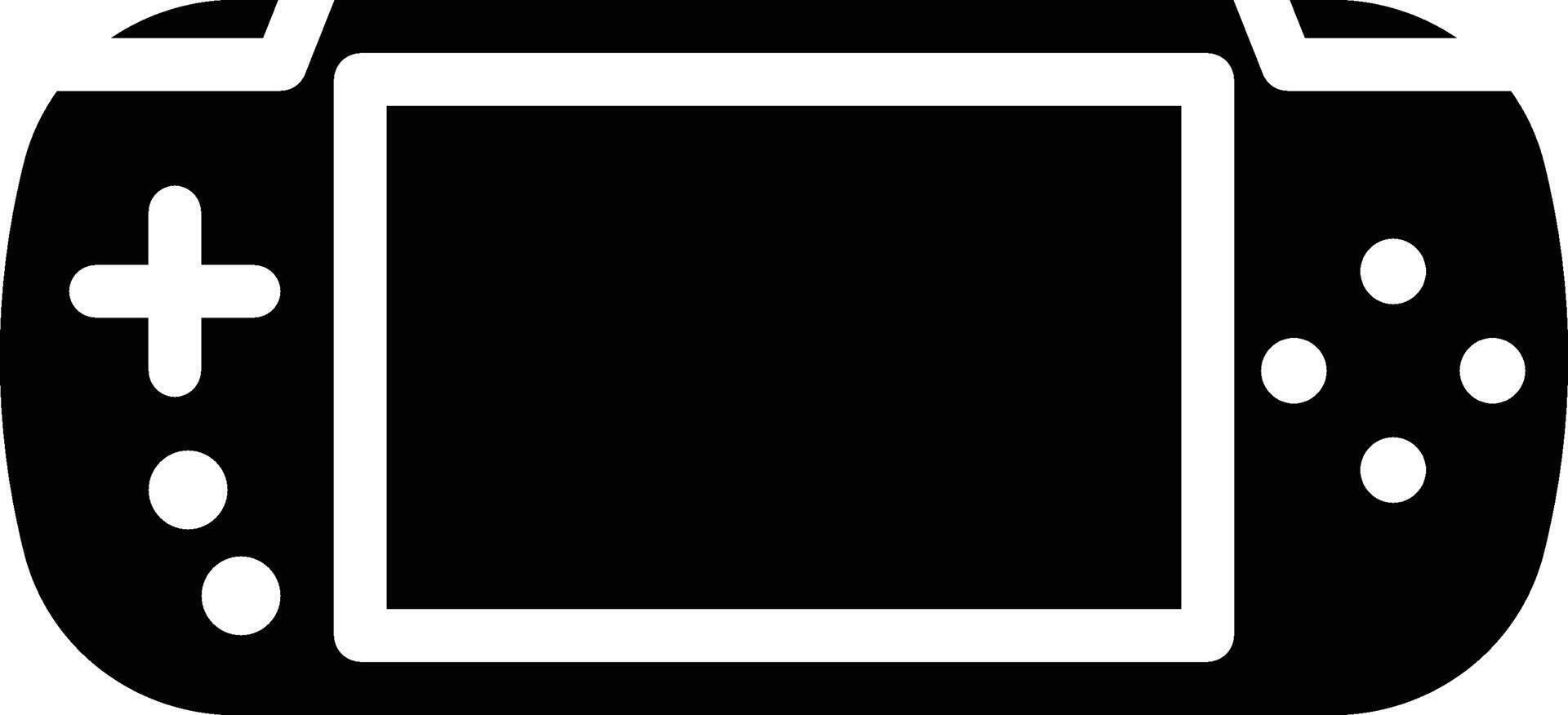 game device solid icon vector