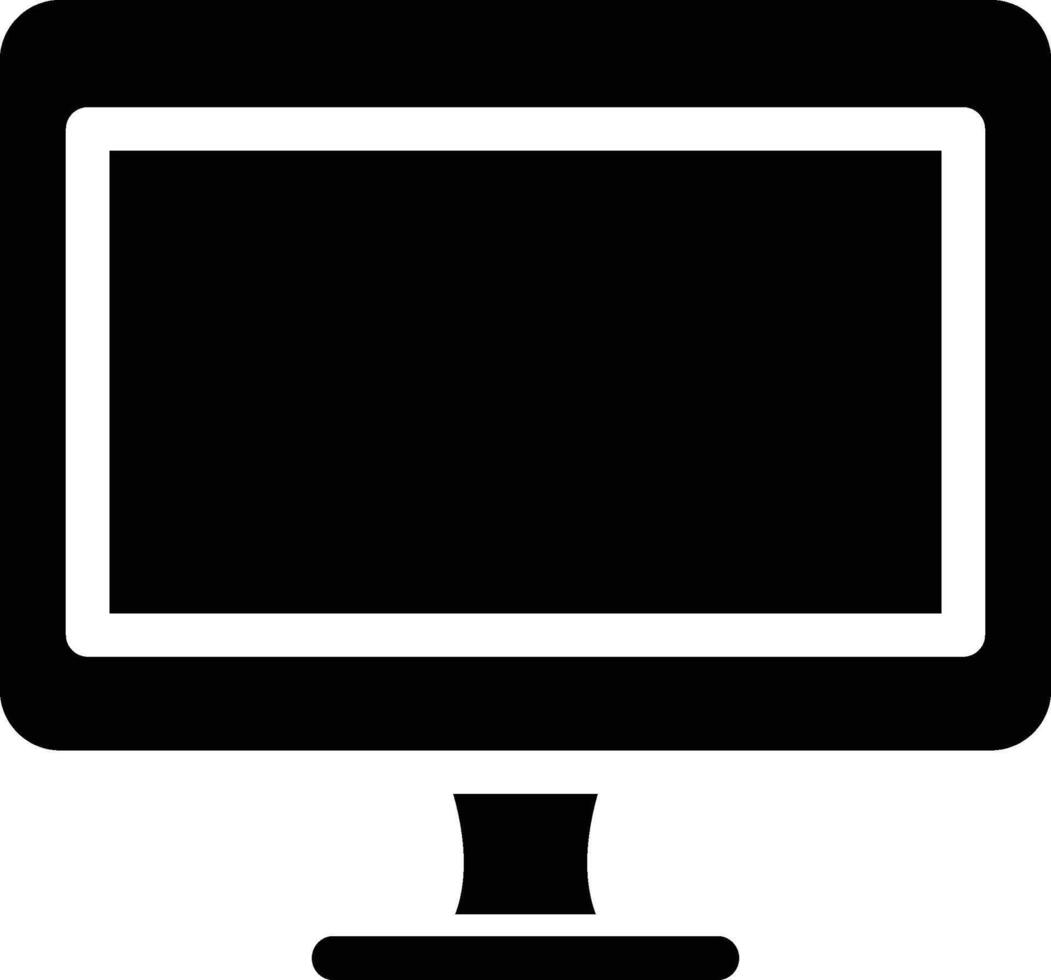Desktop Solid icon vector