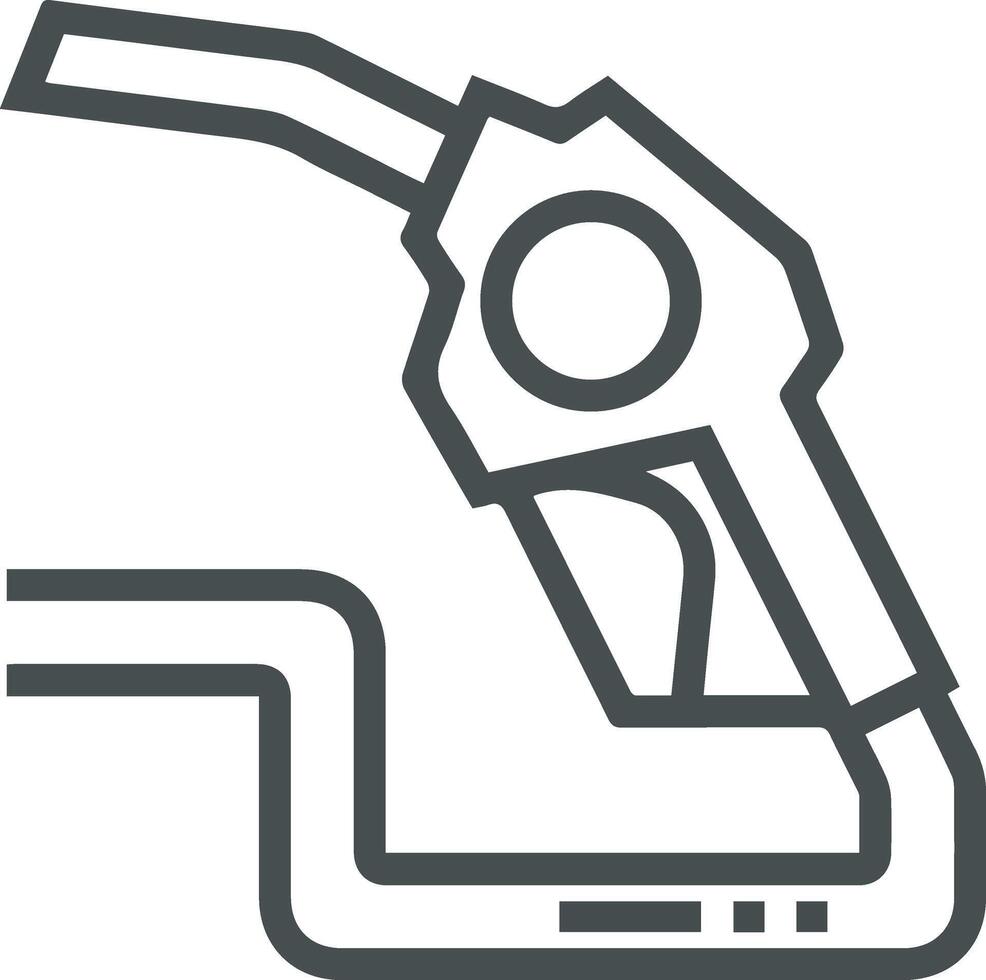 nozzle oil for gas station illustration vector