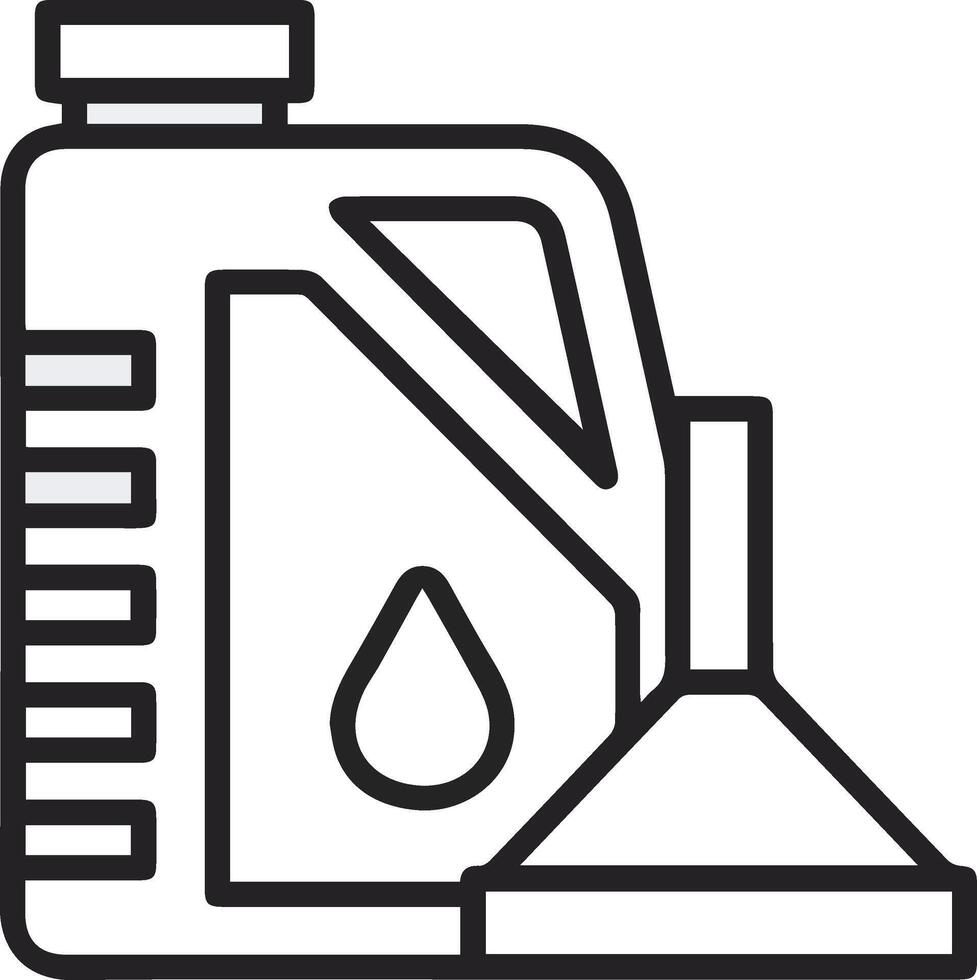 oil jerrycan simple clipart vector