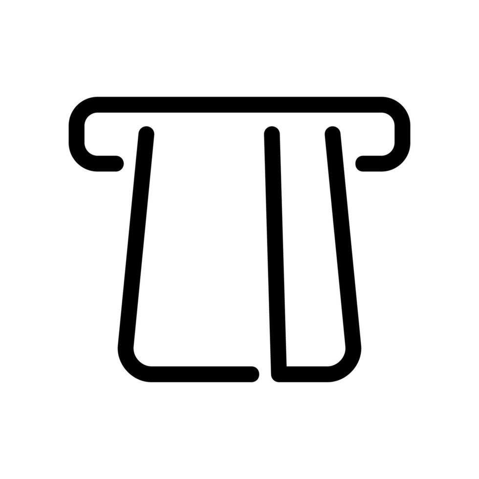 Simplified Icon of an Automated Teller Machine Card Insertion Slot vector