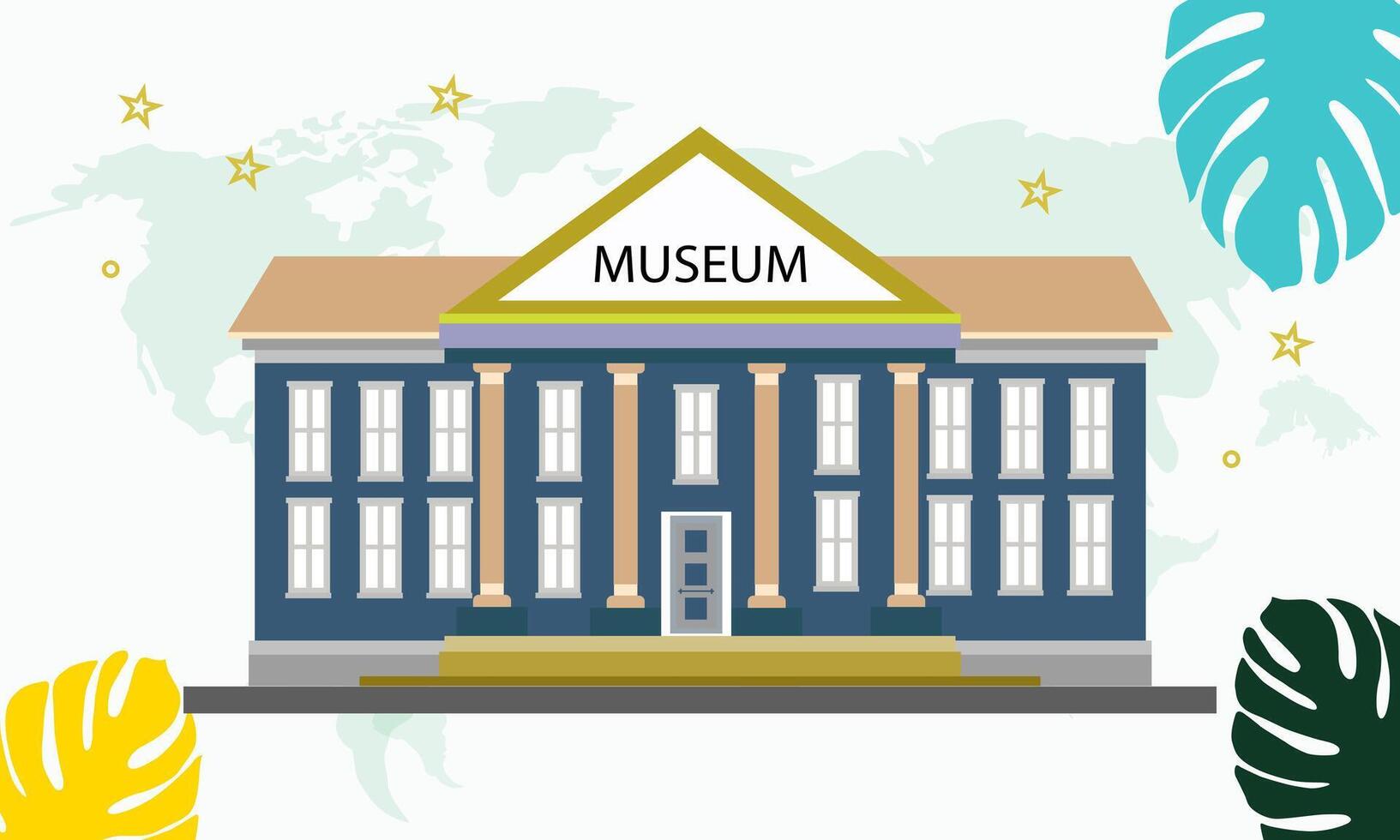 Illustration International Museum Day vector