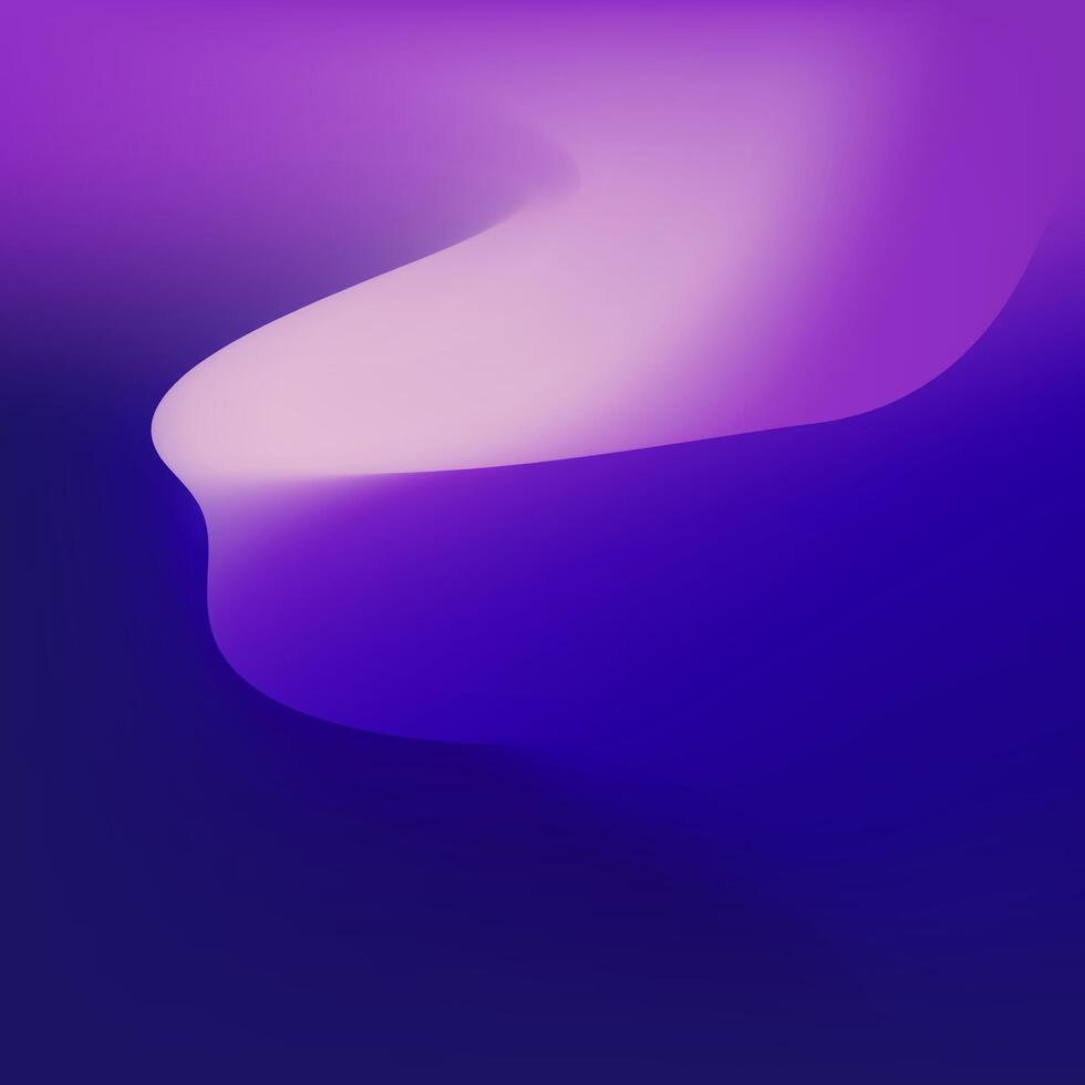 Smooth abstract background with flowing gradient shapes in purple. vector