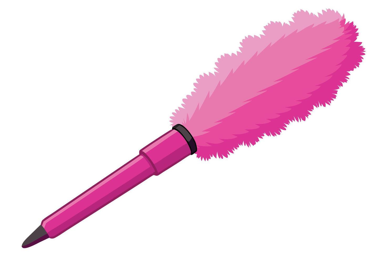 Feather Duster Illustration for Cleaning Supplies vector