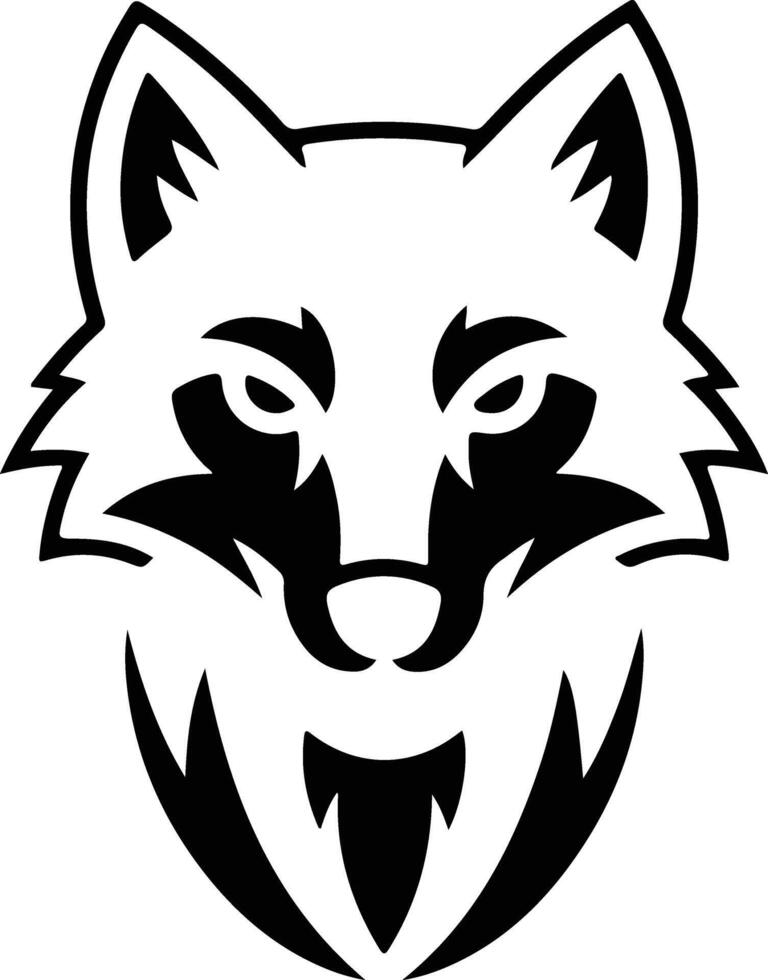 A sleek and modern logo featuring a wolf vector