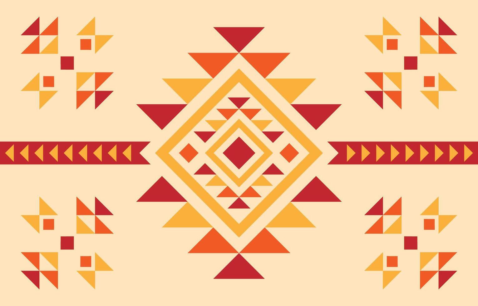 Native american pattern. Indigenous style, embroidery ,pattern fabric, ethnic, background. vector