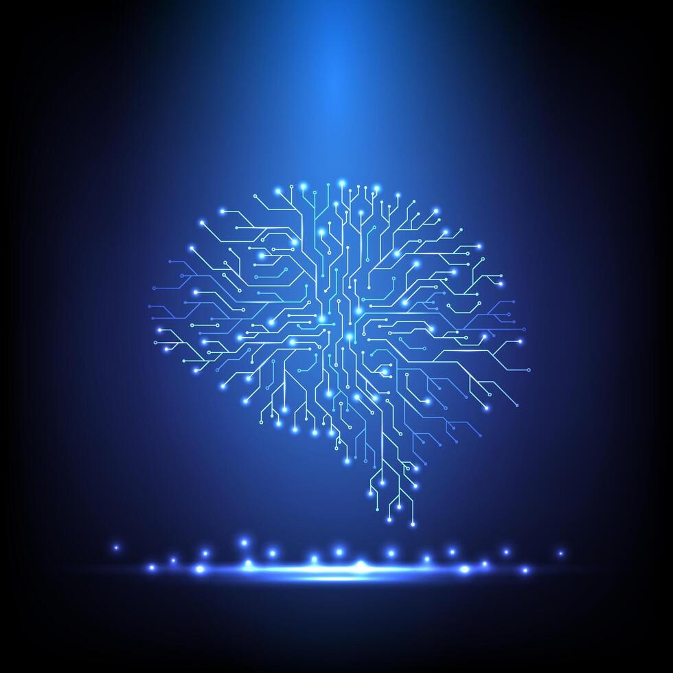 Data network and digital transformation technology background design featuring futuristic electronic concept. vector