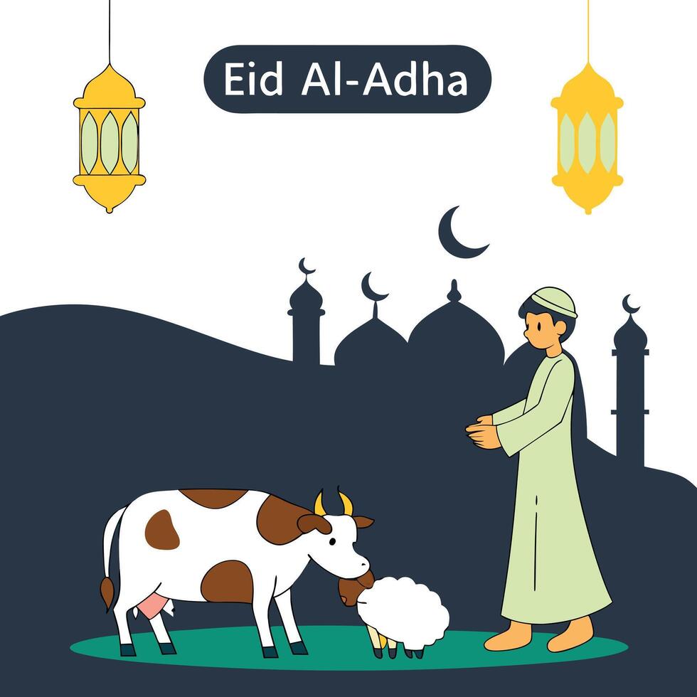Eid al-Adha Illustration vector