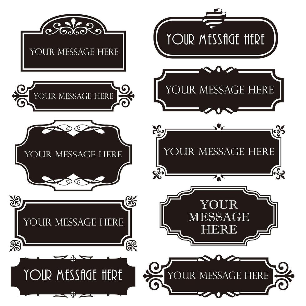 Quotes frames. Quote remark, mention quotations frame and callout text template. Talk remark quotation frames, citation memo or dialog box bubble vector