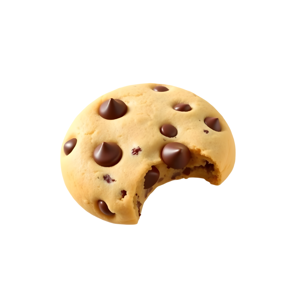 Freshly Baked Chocolate Chip Cookie png