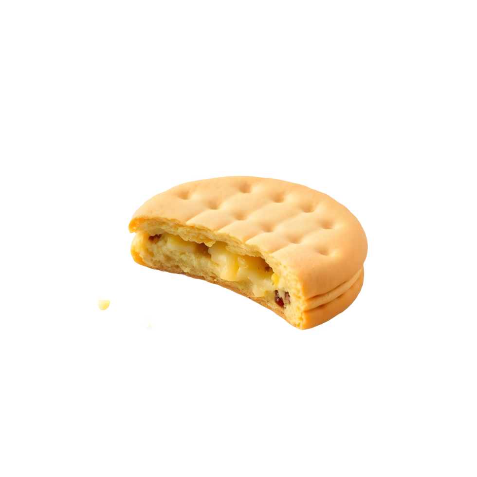 Half Eaten Biscuit food png