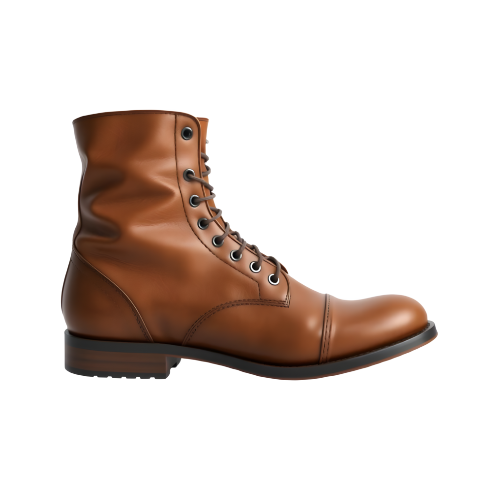 Worn Leather Boot png