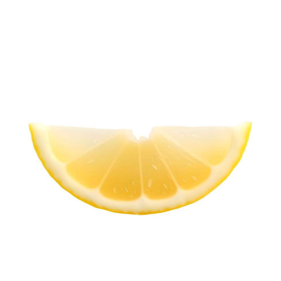 Fresh Lemon Slice fruit png