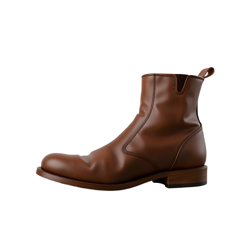 Rugged Leather Boot png