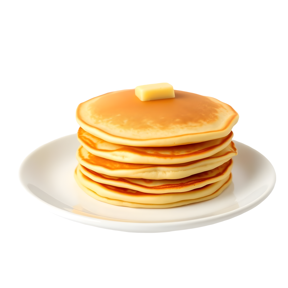 Single Stack of Pancakes morning png