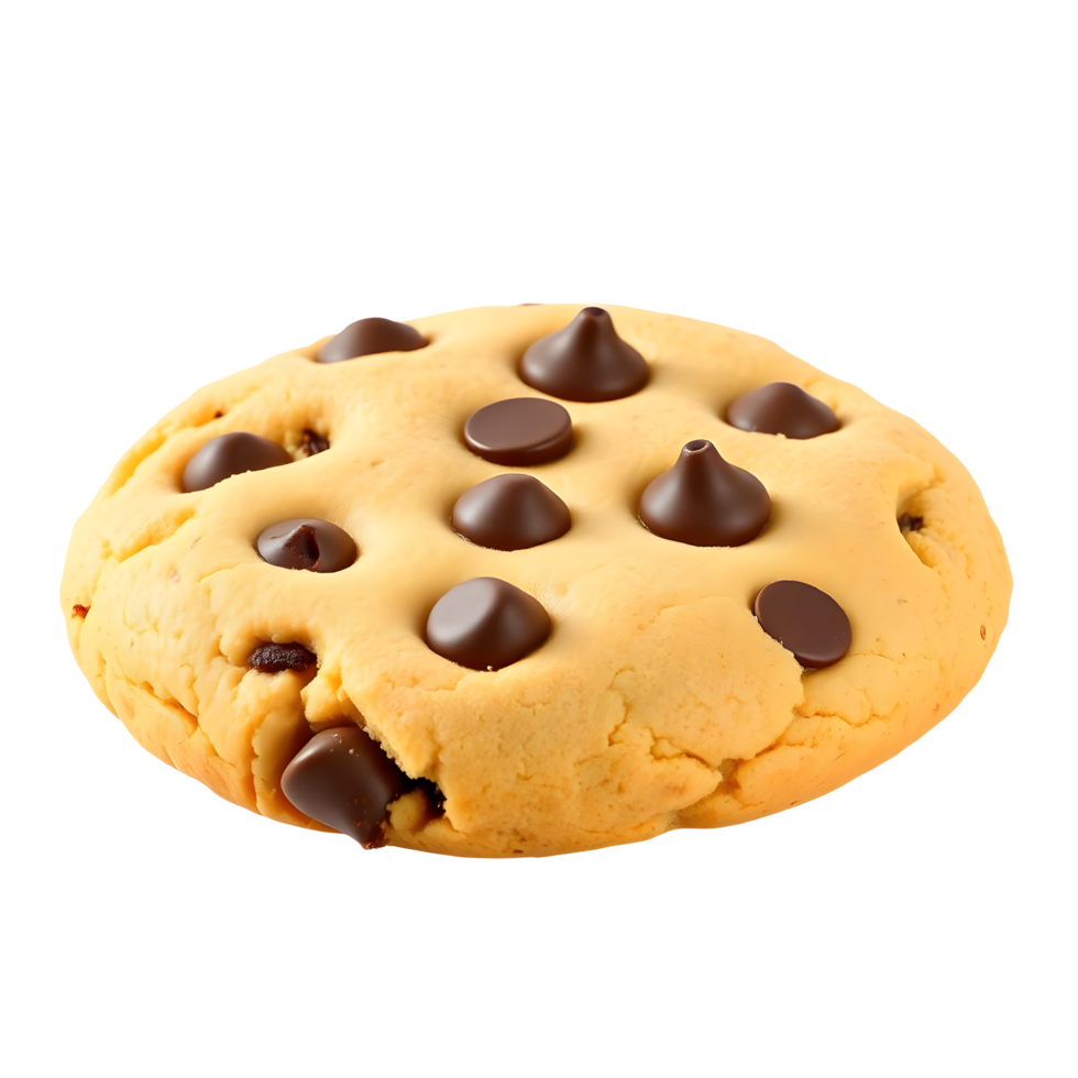 Freshly Baked Chocolate Chip Cookie treat png