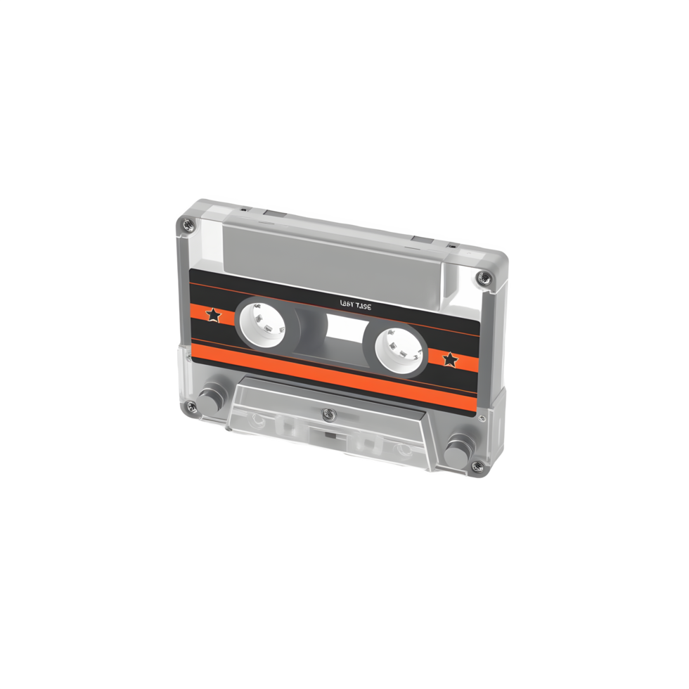Retro Cassette Tape png