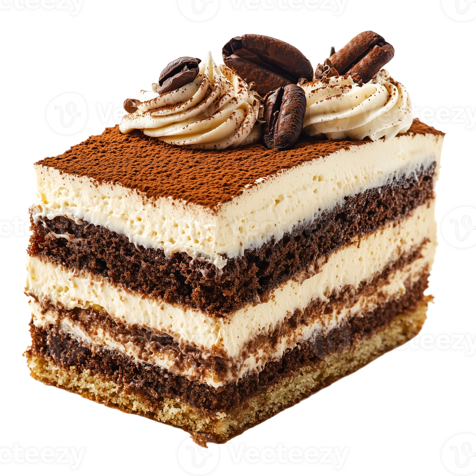 Delicious Tiramisu Recipe Easy Steps on transparent background png