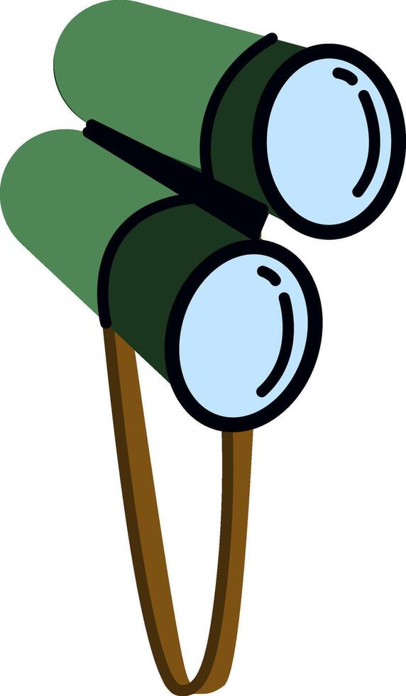 Simple Binoculars Cartoon Style vector