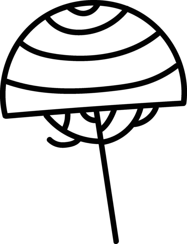 Doodle Tree Absract vector