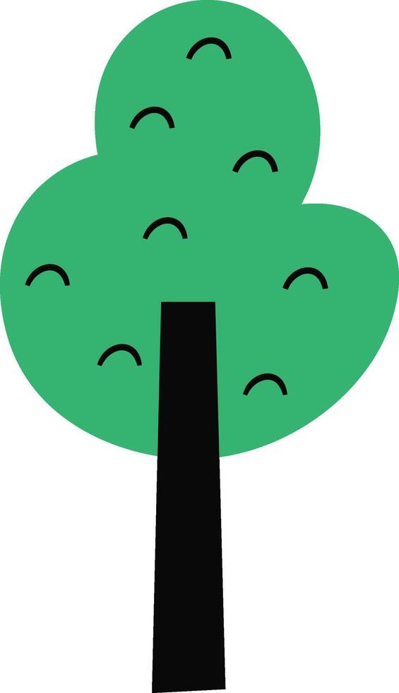 Simple Geometric Tree vector