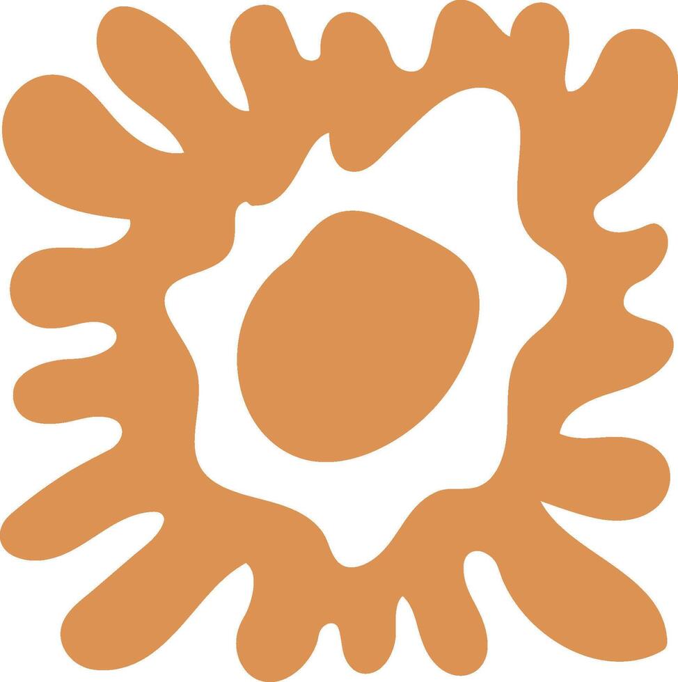 Abstract Flower Shape Element vector