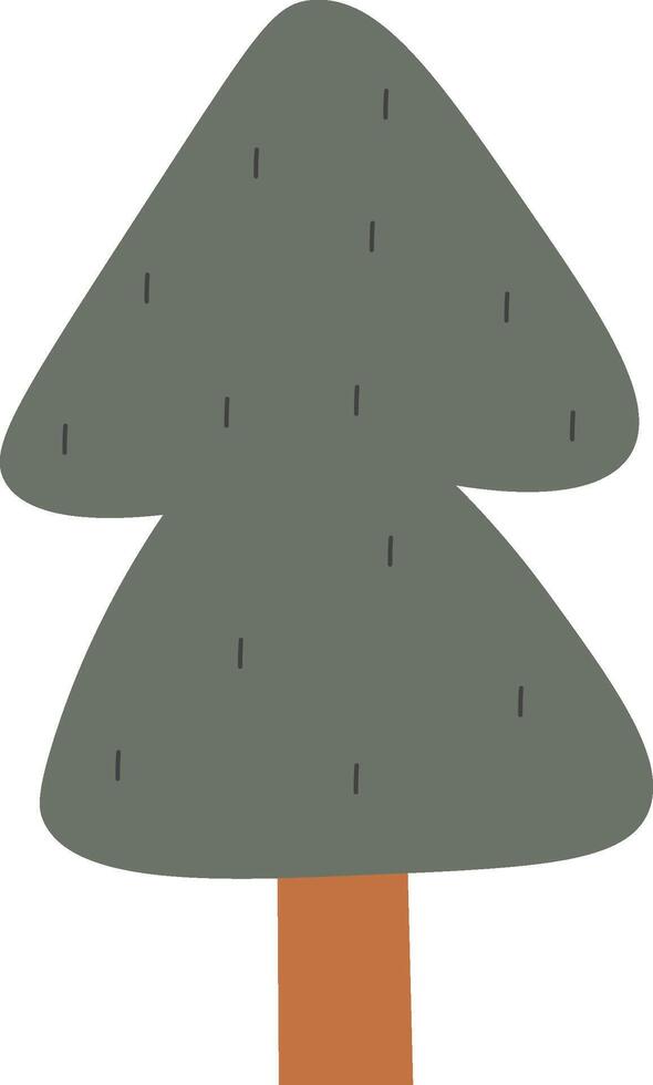 Flat Treetop Minimal Icon vector