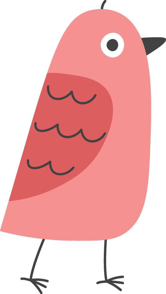 Happy Bird Cartoon vector