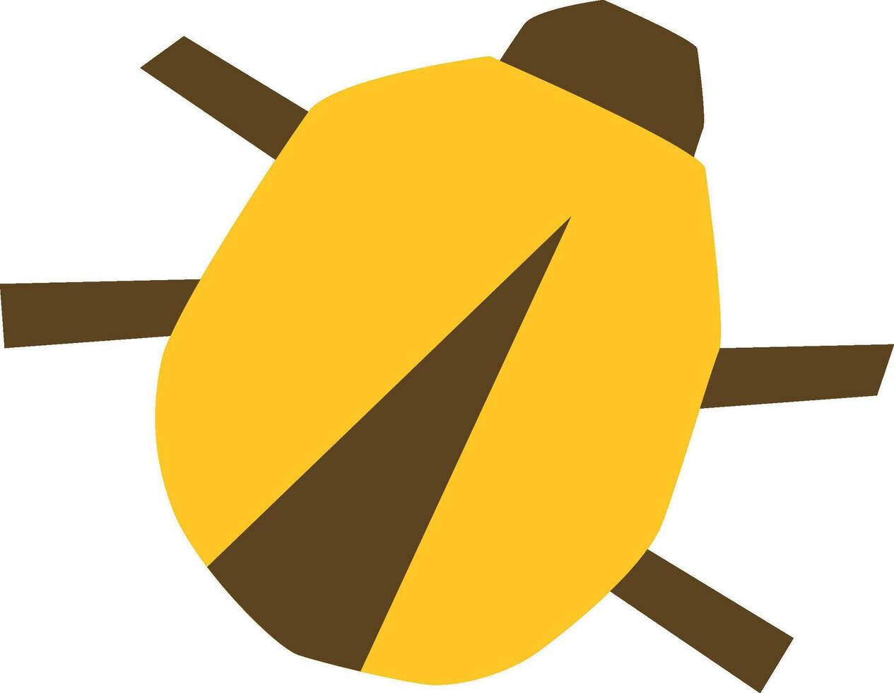 Abstract Bug Paper Cut vector