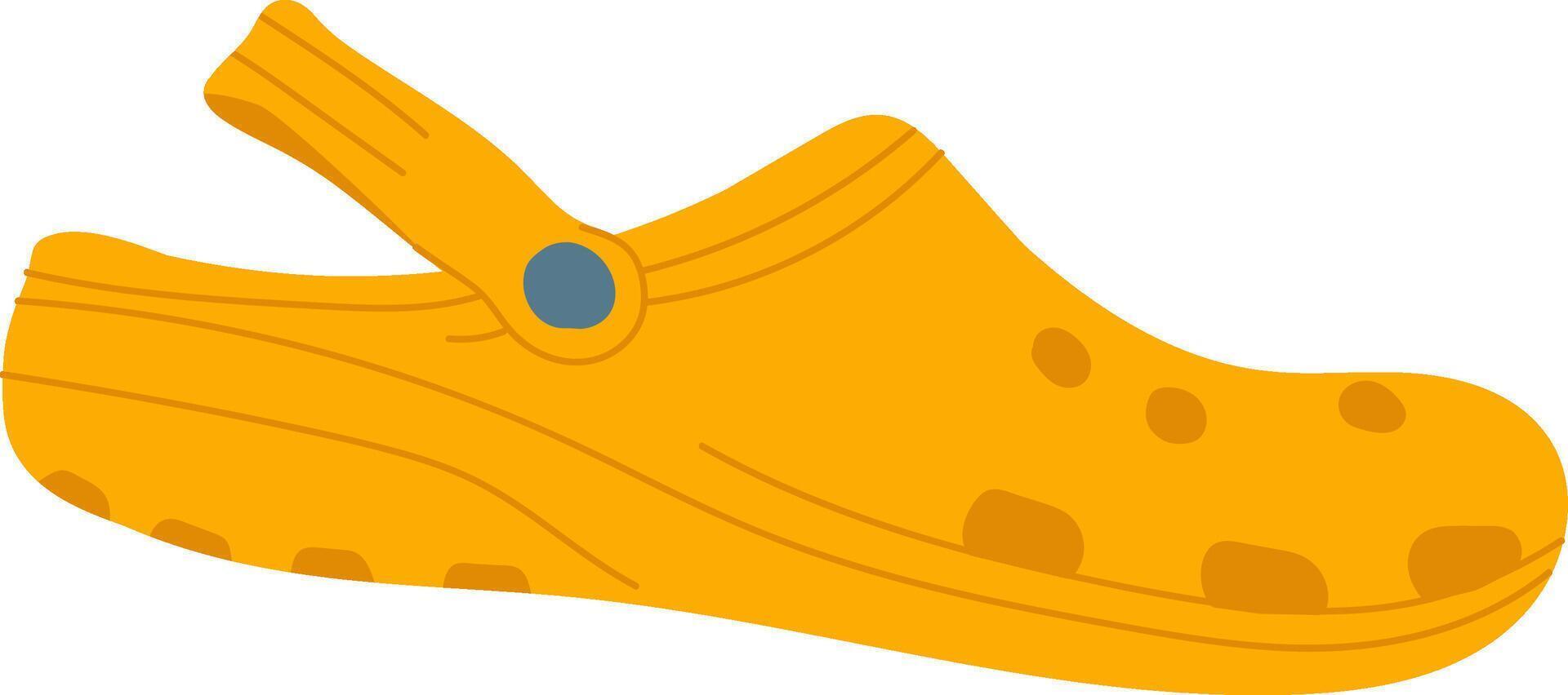 Foam Clog Shoe Beauty vector