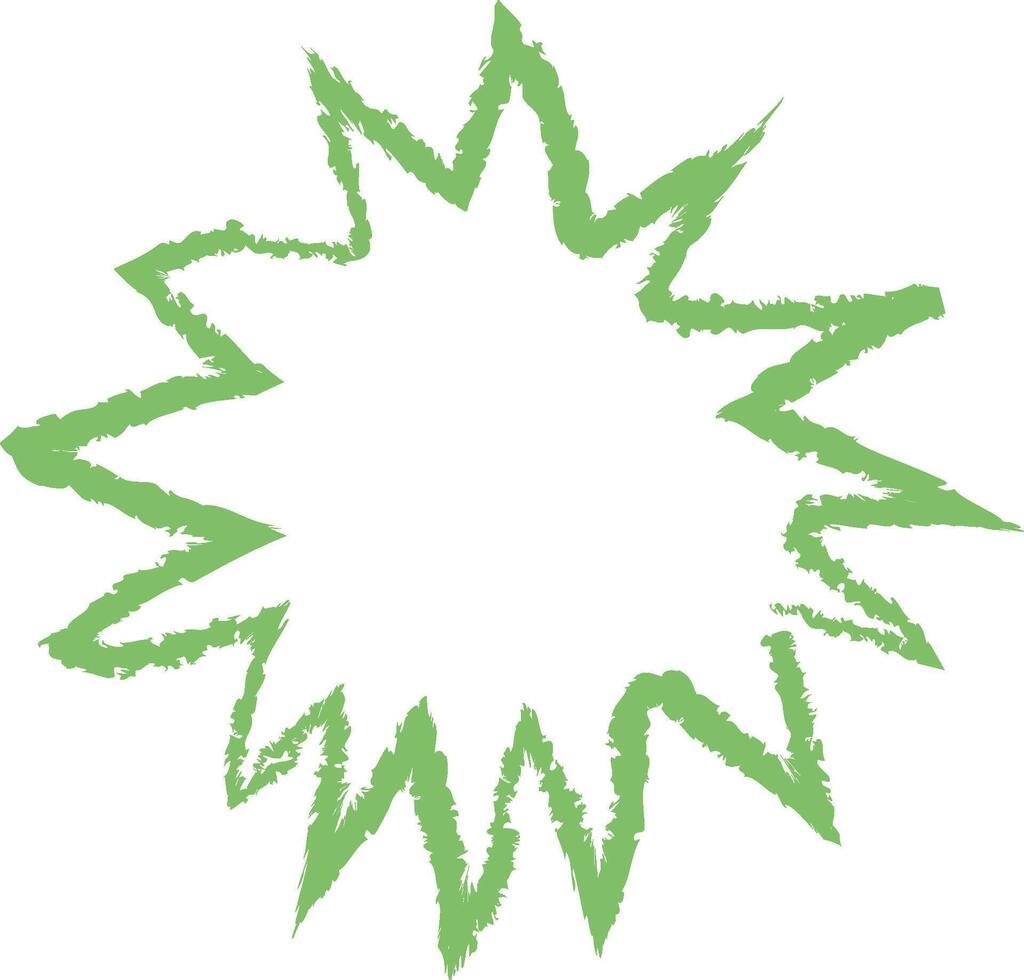 Abstract Starburst Shape vector