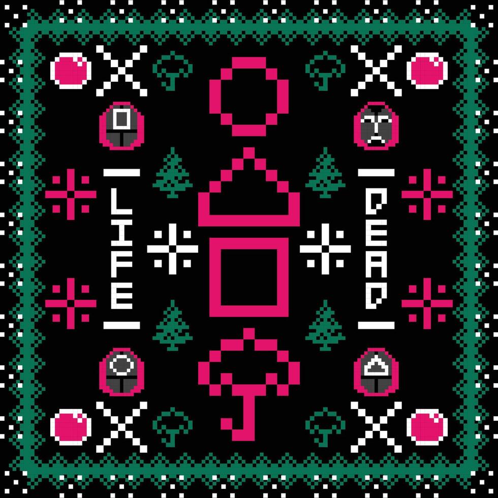 candy sign christmas design pattern seamless vector