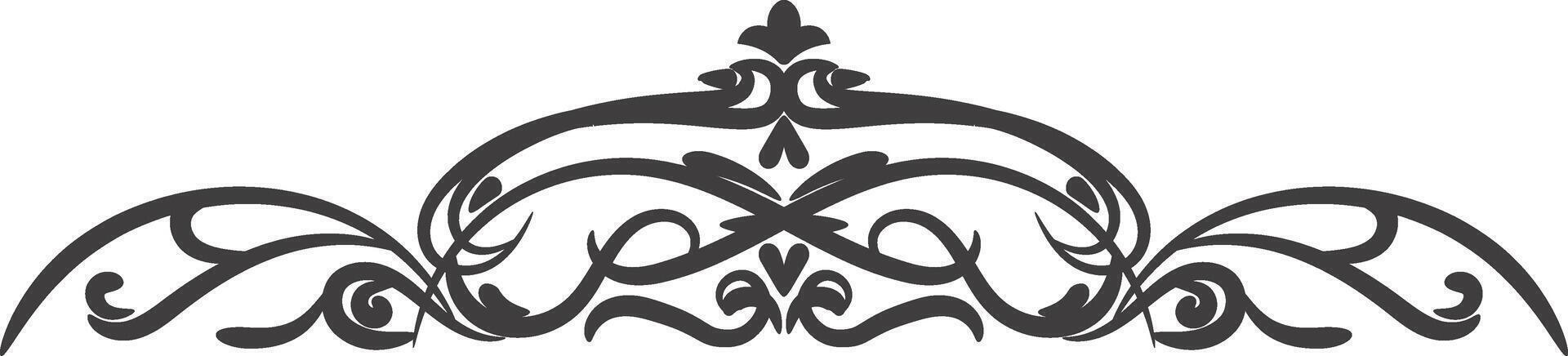 Elegant Border Ornament Sign vector