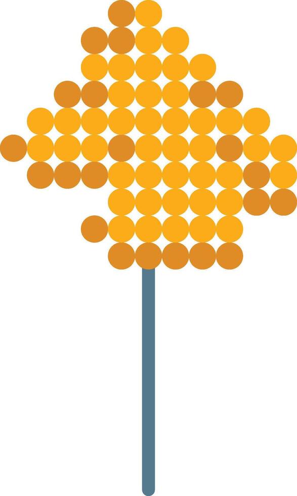 Geometric Tree Circle Pattern vector