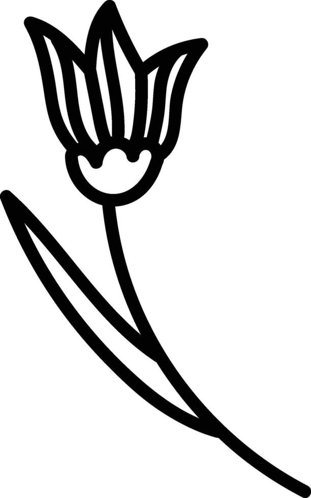 Tulip Line Art vector