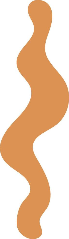 Abstract Wavy Shape vector