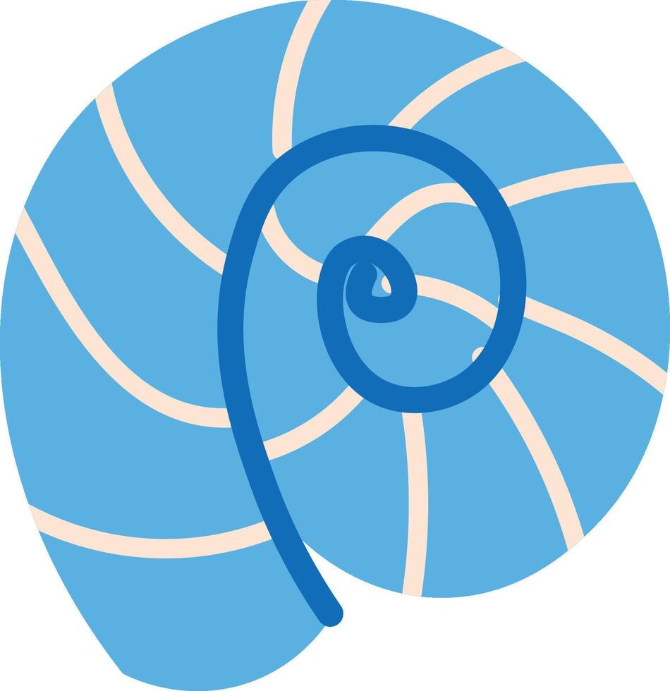Seashell Hand Drawn vector