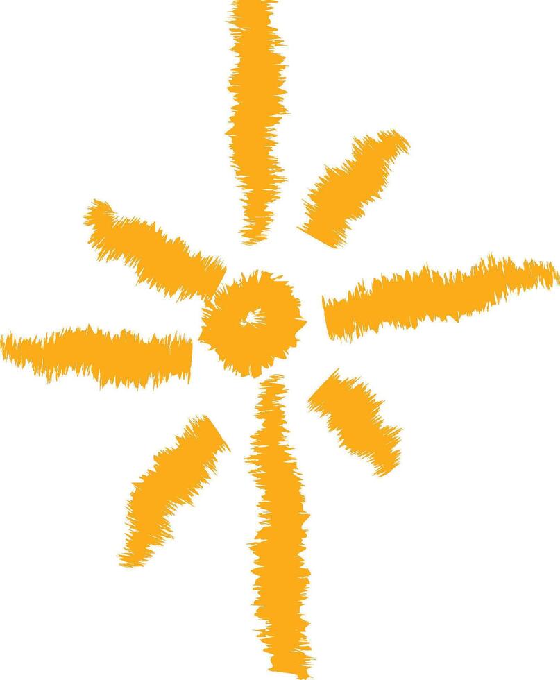 Bright Sunburst Abstract Art vector