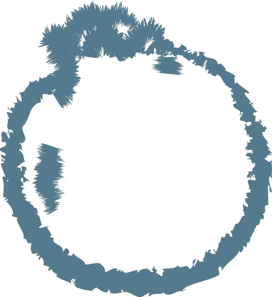 Crayon Blueberry Doodle Design vector