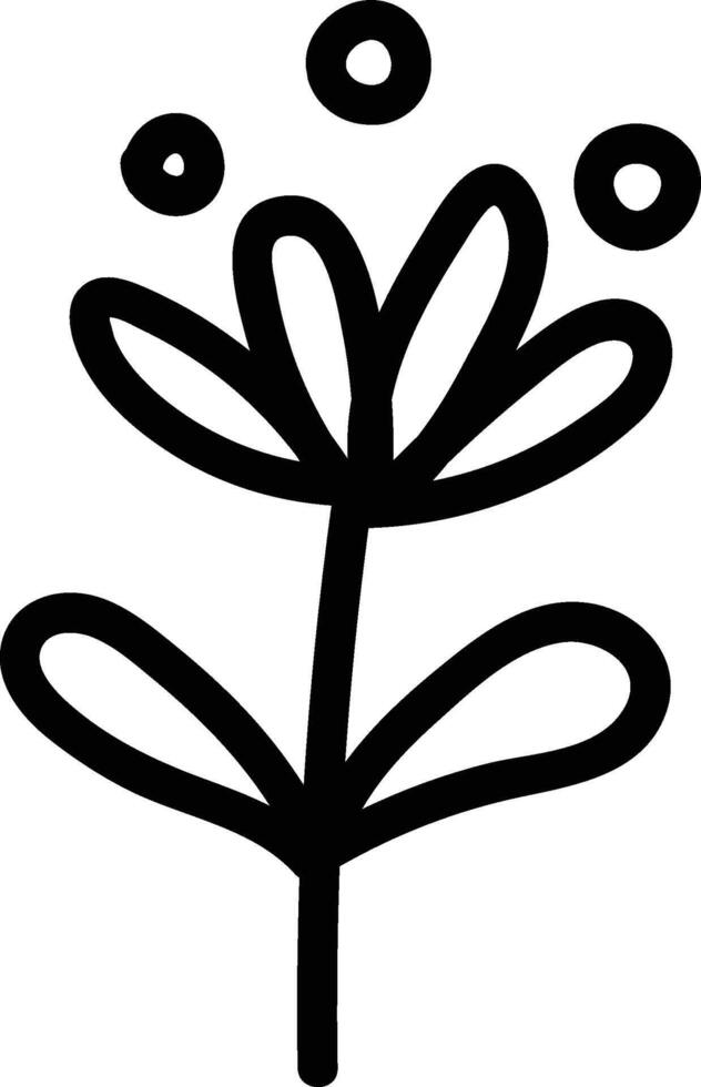 Flower Line Art vector