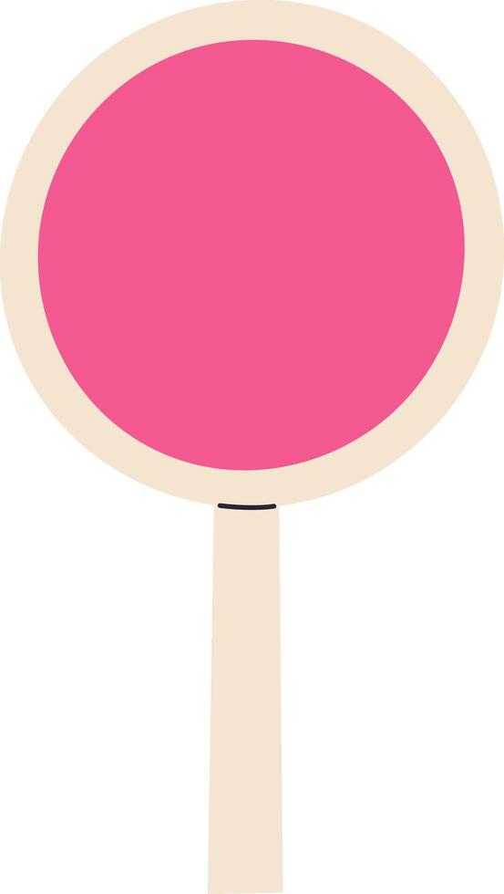 Round Sign on Stick vector