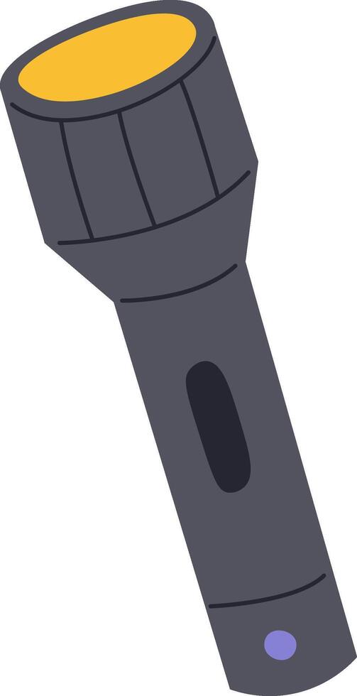 Simple Flashlight Cartoon vector