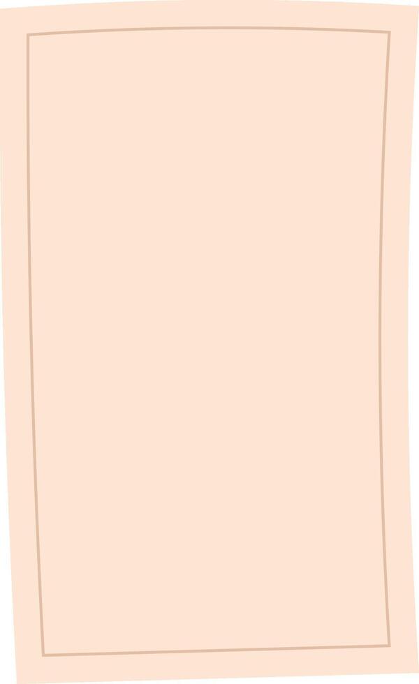 Blank Rectangular Frame vector