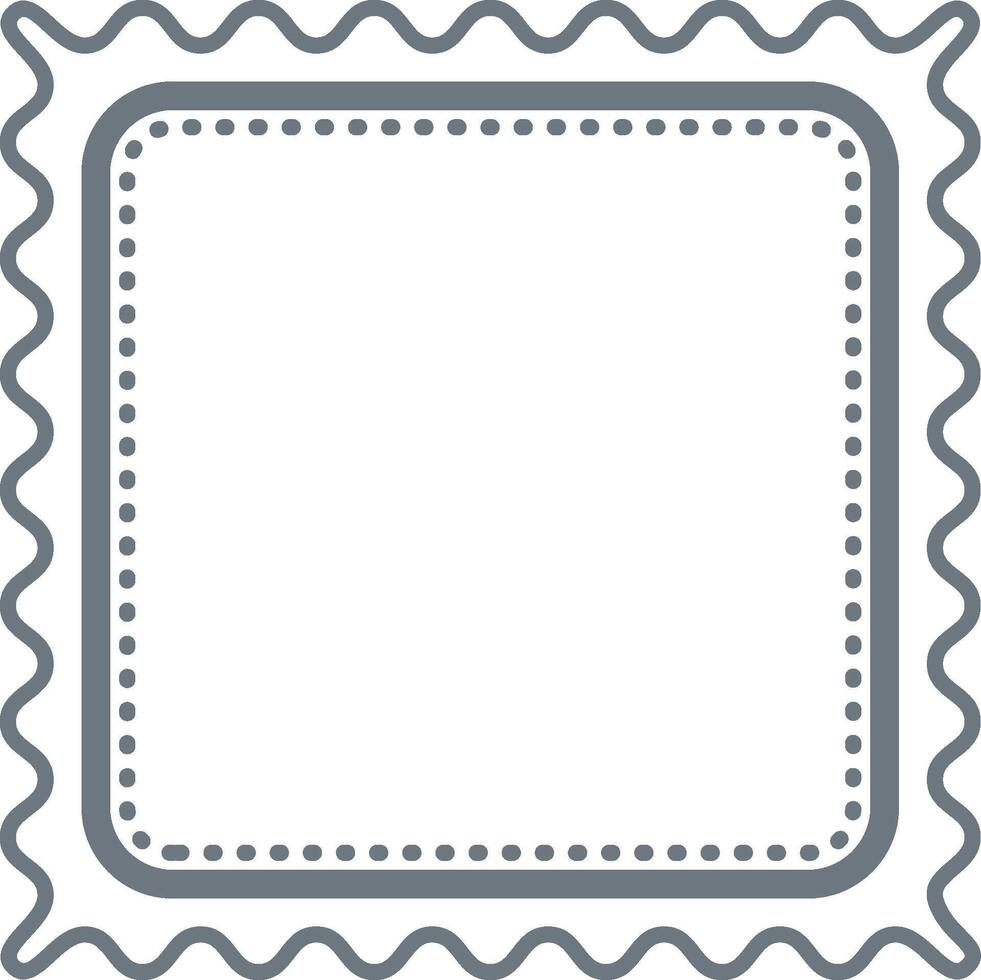 Simple Square Frame Border vector