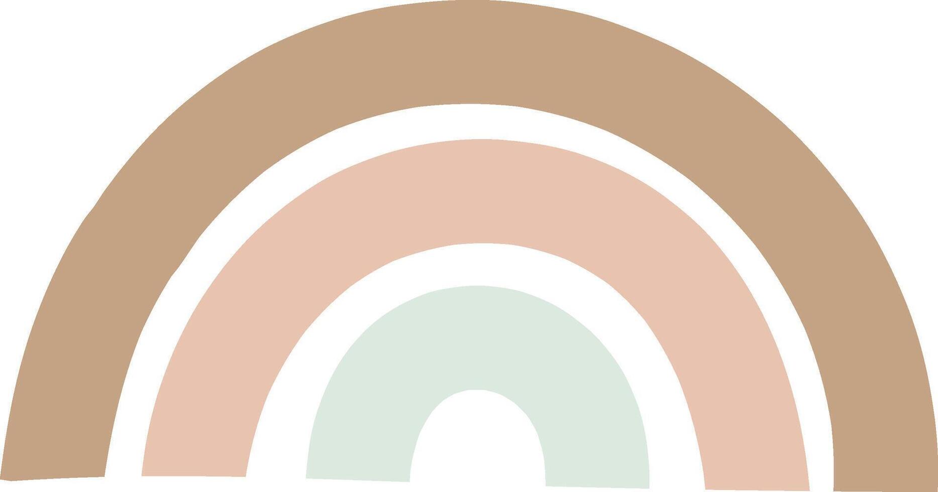 Pastel Rainbow Art vector