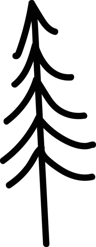 Hand Drawn Pine Tree vector