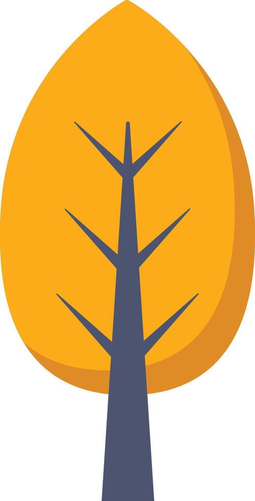 Autumn Geometric Tree vector