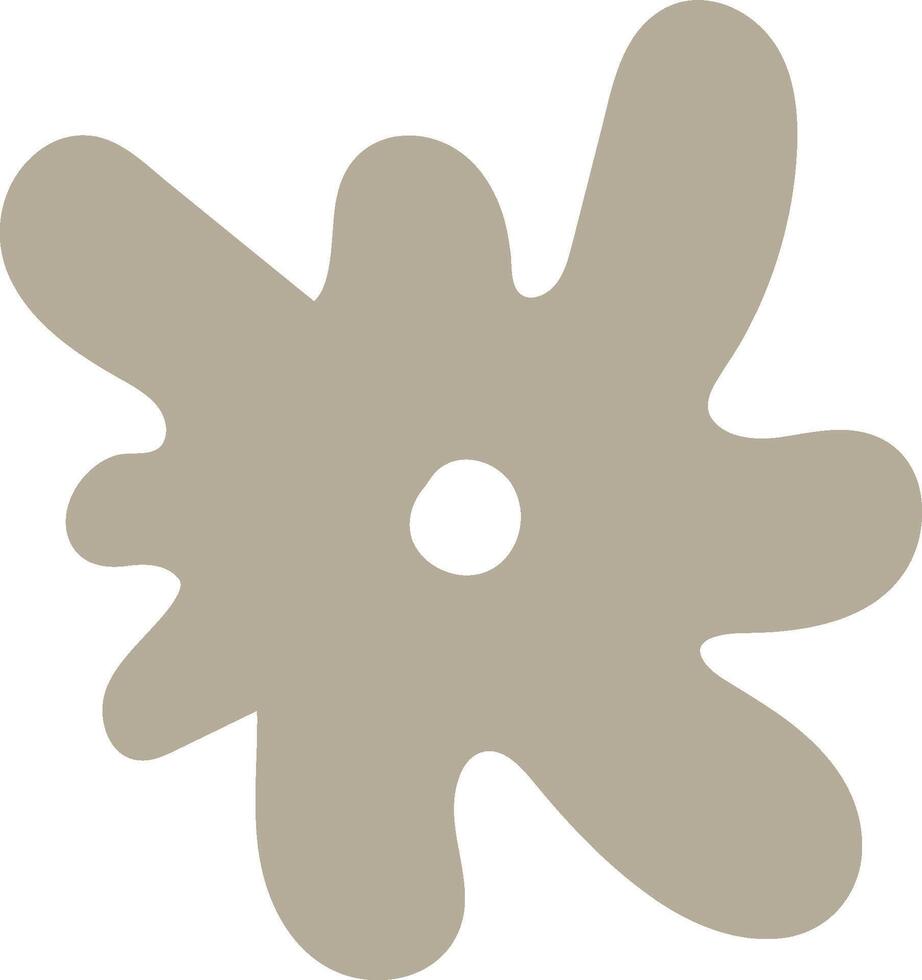 Abstract Floral Shape Decorative vector